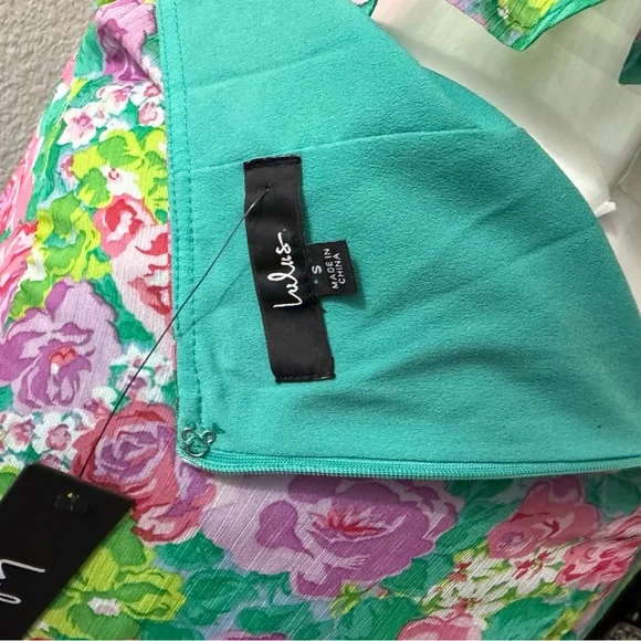Lulu's NWT Boquet ,Girl, Hey Green Floral Two Piece size S and M *see below - Picture 2 of 6